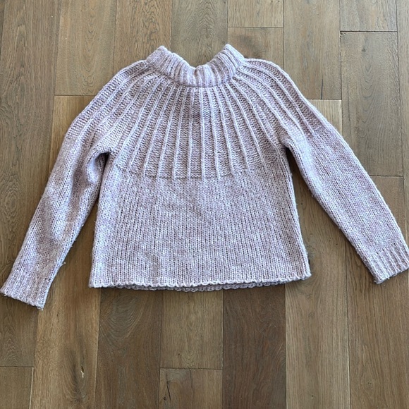 Anthropologie Moth Lavender Bow Back Sweater - M - Picture 1 of 10
